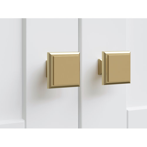 Brass Square Knob & Drawer Knobs You'll Love Wayfair